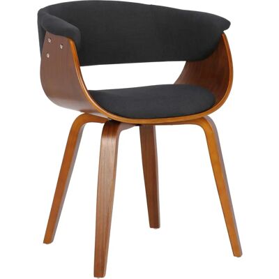 Chaise Bruce en Tissu Noir CLP - Publicité Chaise Bruce en Tissu Noir CLP - Publicité