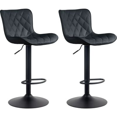 CLP Emma Taburetes de Bar Ajustables - Diseño Moderno - 2 Piezas CLP Emma Taburetes de Bar Ajustables - Diseño Moderno - 2 Piezas