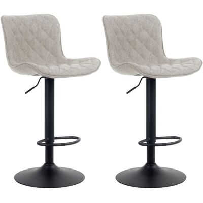 Homestoreking Emma Taupe Höhenverstellbar Drehbar Barhocker - Bar Stool Homestoreking Emma Taupe Höhenverstellbar Drehbar Barhocker - Bar Stool