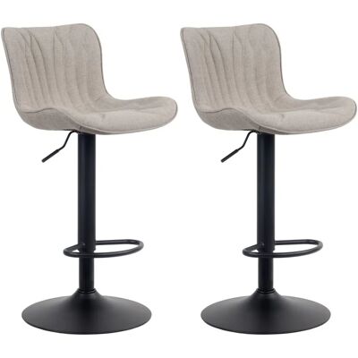 Set di 2 sgabelli CLP grigio topo - Regolabili, Moderni Set di 2 sgabelli CLP grigio topo - Regolabili, Moderni