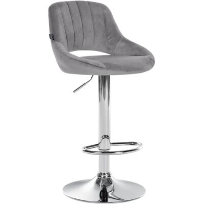 CLP Milet Barhocker - Samt, Verstellbar, 360° Drehbar - Modernes Design CLP Milet Barhocker - Samt, Verstellbar, 360° Drehbar - Modernes Design