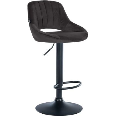 CLP Milet Samt Barhocker mit verstellbarer Höhe - Thekenhocker CLP Milet Samt Barhocker mit verstellbarer Höhe - Thekenhocker
