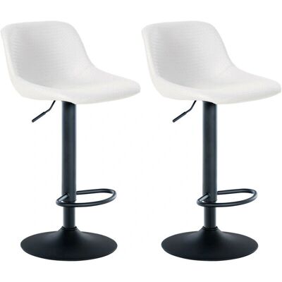 Set di 2 Sgabelli Loft CLP Bianco - Design Moderno & Girevoli Set di 2 Sgabelli Loft CLP Bianco - Design Moderno & Girevoli