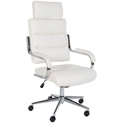 CLP Weißer Bürostuhl - Ergonomisch, Höhenverstellbar CLP Weißer Bürostuhl - Ergonomisch, Höhenverstellbar