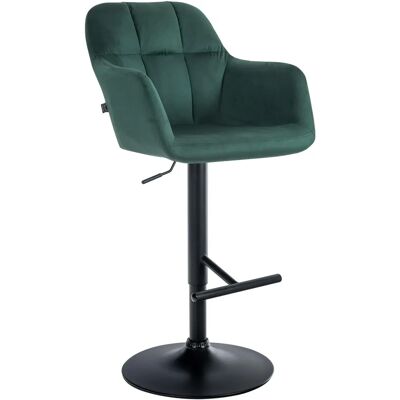 CLP Natoma Samtvelours Barhocker - Höhenverstellbar - Barhocker CLP Natoma Samtvelours Barhocker - Höhenverstellbar - Barhocker