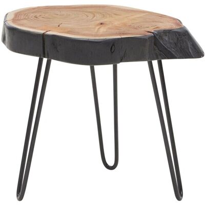 Wohnling Akazie Beistelltisch - Industrieller Stil - 40x40x32cm Wohnling Akazie Beistelltisch - Industrieller Stil - 40x40x32cm