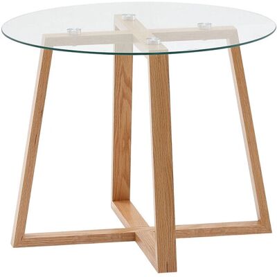 Wohnling Modell Rachid 78cm Rund Couchtisch Natur Finish Wohnling Modell Rachid 78cm Rund Couchtisch Natur Finish