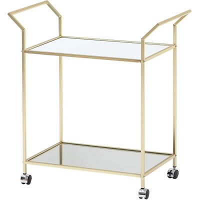 Wohnling Skyport Guld 73x78x37cm Servierwagen - Küche & Bar Wohnling Skyport Guld 73x78x37cm Servierwagen - Küche & Bar