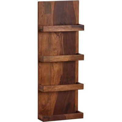 Wohnling Sheesham Wandregal - 30x80x10 cm - Modern Design Wohnling Sheesham Wandregal - 30x80x10 cm - Modern Design