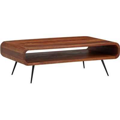 Table basse Wohnling en sheesham massif - Rectangulaire en Bois Massif - Publicité Table basse Wohnling en sheesham massif - Rectangulaire en Bois Massif - Publicité