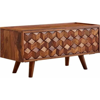 Wohnling Sheesham TV-Möbel - Naturholz - 92x44x35cm Wohnling Sheesham TV-Möbel - Naturholz - 92x44x35cm