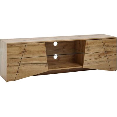 Wohnling Eiche TV Lowboard - 160x40x50 cm - Modern Fernsehtisch Wohnling Eiche TV Lowboard - 160x40x50 cm - Modern Fernsehtisch