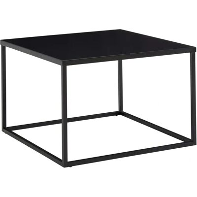 Wohnling Schwarzer Stahl Couchtisch 60x60x40cm - Sofatisch Wohnling Schwarzer Stahl Couchtisch 60x60x40cm - Sofatisch