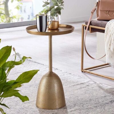 Wohnling Gold Beistelltisch - 33x33x53cm - Beistelltisch Wohnling Gold Beistelltisch - 33x33x53cm - Beistelltisch