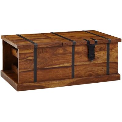 FineBuy - Couchtisch - 100x60x40 cm - Sheesham Drewno - Coffee Table FineBuy - Couchtisch - 100x60x40 cm - Sheesham Drewno - Coffee Table