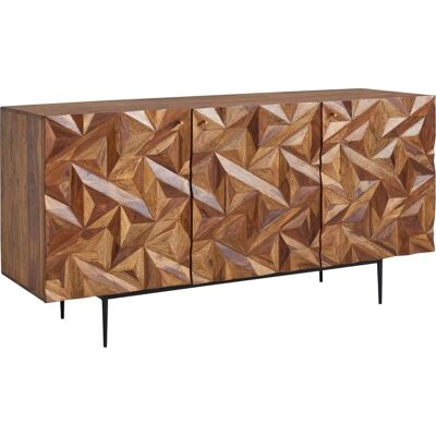 FineBuy Sideboard 144x72x47 cm Sheesham Massivholz - Anrichte FineBuy Sideboard 144x72x47 cm Sheesham Massivholz - Anrichte