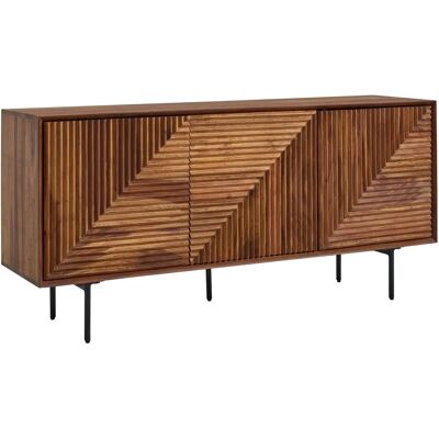 FineBuy Sheesham Sideboard - Moderner Stauraumschrank FineBuy Sheesham Sideboard - Moderner Stauraumschrank