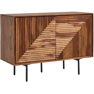 FineBuy Sheesham Sideboard - Moderner Stauraum FineBuy Sheesham Sideboard - Moderner Stauraum