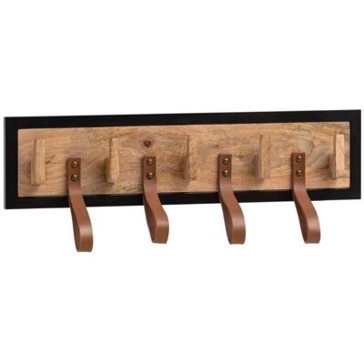 Wohnling Wandgarderobe - 5 Haken - Massivholz - 60x15cm Wohnling Wandgarderobe - 5 Haken - Massivholz - 60x15cm