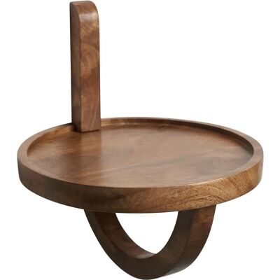 Étagère Murale Wohnling 30x33x30cm Bois de Mangue Moderne - Publicité Étagère Murale Wohnling 30x33x30cm Bois de Mangue Moderne - Publicité