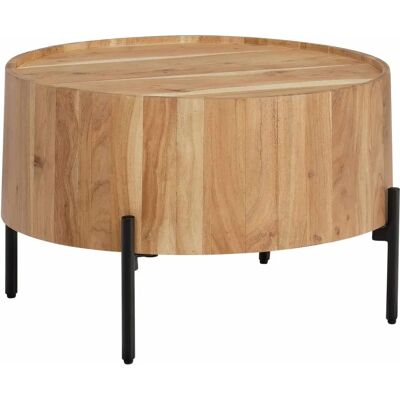 Wohnling Akazie Rund Couchtisch - 60x60x41 cm Wohnling Akazie Rund Couchtisch - 60x60x41 cm