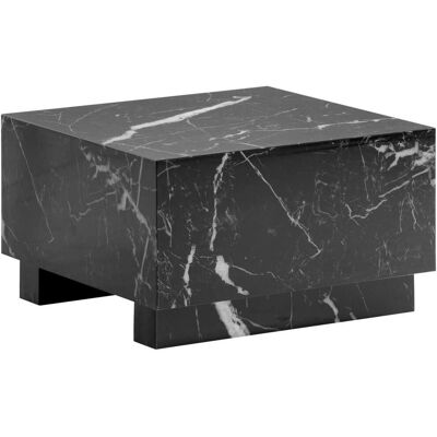 Wohnzimmertisch Monobloc - Schwarz Hochglanz Marmoroptik Wohnzimmertisch Monobloc - Schwarz Hochglanz Marmoroptik