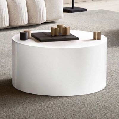 Wohnling Monobloc Weiß Hochglanz Couchtisch - Wohnzimmer Tisch Wohnling Monobloc Weiß Hochglanz Couchtisch - Wohnzimmer Tisch