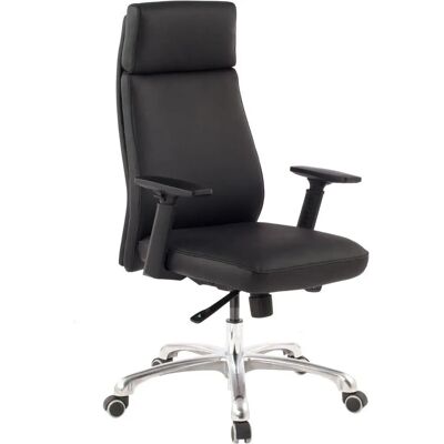 FineBuy Bürostuhl PORTO Echtleder Schwarz - Ergonomischer Chefsessel FineBuy Bürostuhl PORTO Echtleder Schwarz - Ergonomischer Chefsessel