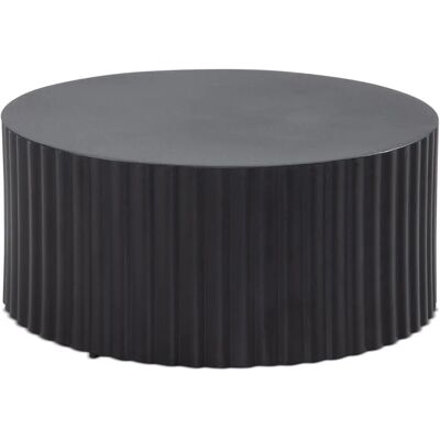 FineBuy Runder Couchtisch 67x67x31cm Schwarz Metall Modernes Design FineBuy Runder Couchtisch 67x67x31cm Schwarz Metall Modernes Design