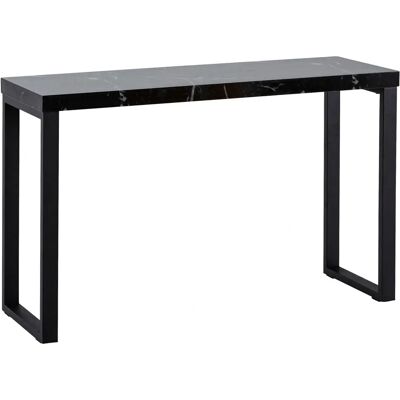 Wohnling Schwarzer Marmor Konsolentisch - Design Anrichte - Moderner Stil Wohnling Schwarzer Marmor Konsolentisch - Design Anrichte - Moderner Stil