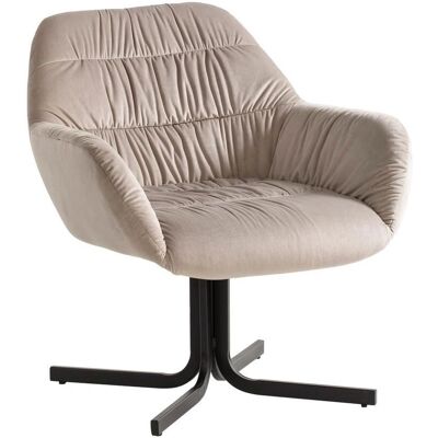 Wohnling Beigefarbener Moderner Loungesessel - Sessel Wohnling Beigefarbener Moderner Loungesessel - Sessel