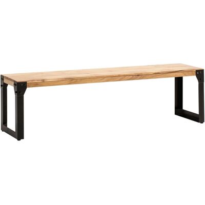 Wohnling Esszimmerbank - Akazie, Industrial Stil, 140x40x45cm Wohnling Esszimmerbank - Akazie, Industrial Stil, 140x40x45cm