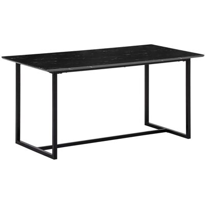 Wohnling Modern Sötét Színű Téglalap Formájú Étkezőasztal - Étkezőasztal Wohnling Modern Sötét Színű Téglalap Formájú Étkezőasztal - Étkezőasztal