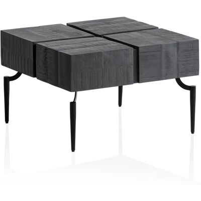 Table basse Skyport en mango noir - Design moderne rectangulaire - Publicité Table basse Skyport en mango noir - Design moderne rectangulaire - Publicité