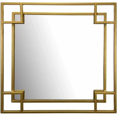 Wohnling 60x60 cm Gold Wandspiegel - Modernes Design Wohnling 60x60 cm Gold Wandspiegel - Modernes Design