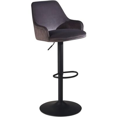 FineBuy - Samt Lehne - 86-106 cm - 100 kg - Krzesło barowe FineBuy - Samt Lehne - 86-106 cm - 100 kg - Krzesło barowe
