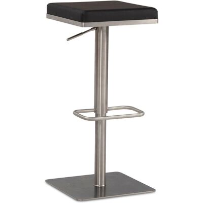 FineBuy Regulowany Czarny Sztuczna Skóra i Stal Bar stools - 110kg FineBuy Regulowany Czarny Sztuczna Skóra i Stal Bar stools - 110kg