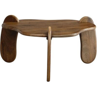 FineBuy Walnuss Organischer Mango Couchtisch - Sofatisch FineBuy Walnuss Organischer Mango Couchtisch - Sofatisch