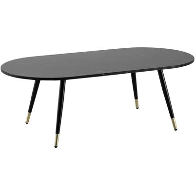 FineBuy Owalny Stolik Kawowy Nowoczesny Marmur 120x60x41,5cm FineBuy Owalny Stolik Kawowy Nowoczesny Marmur 120x60x41,5cm