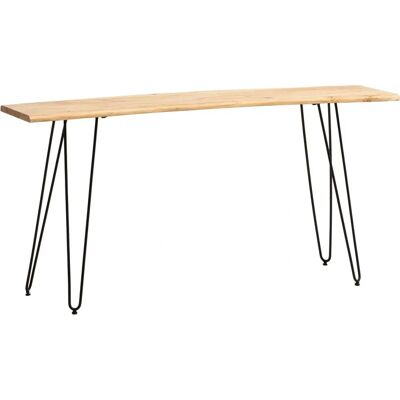 Wohnling Moderner Konsolentisch - 150x36x75cm - Baumkante Wohnling Moderner Konsolentisch - 150x36x75cm - Baumkante