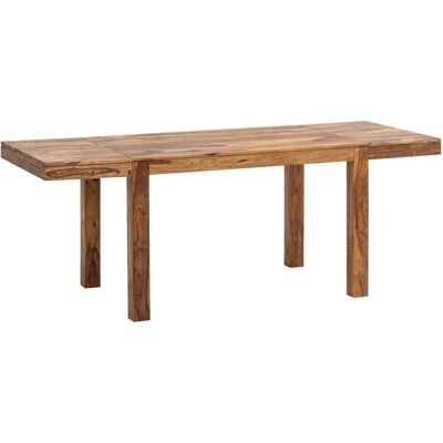FineBuy Esszimmertisch 120x80 cm Sheesham Massivholz - 120x80 cm - 160–200 cm rozszerzenie - stół jadalny FineBuy Esszimmertisch 120x80 cm Sheesham Massivholz - 120x80 cm - 160–200 cm rozszerzenie - stół jadalny