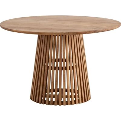 FineBuy - Esstisch - Massivholz Akazie - Rund 120 cm FineBuy - Esstisch - Massivholz Akazie - Rund 120 cm