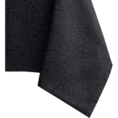 Nappe Rectangulaire Imperméable Noire Gaia AmeliaHome Nappe Rectangulaire Imperméable Noire Gaia AmeliaHome