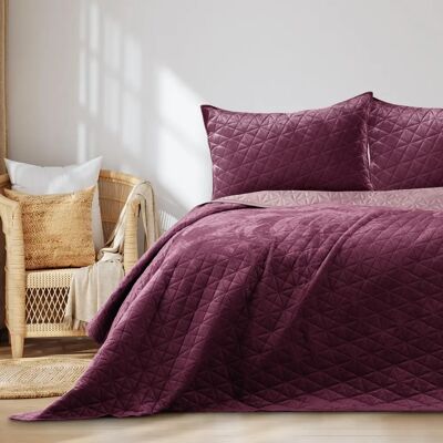 AmeliaHome - Laila - 240x260 cm - fioletowo-liliowy - Narzuta na łóżko AmeliaHome - Laila - 240x260 cm - fioletowo-liliowy - Narzuta na łóżko
