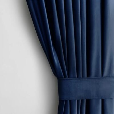Zasłona z Aksamitu Indigo 140x270 - AmeliaHome Zasłona z Aksamitu Indigo 140x270 - AmeliaHome
