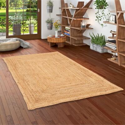 Pergamon - Nele - Jute - 80 x 200 cm - Rug - Publicité Pergamon - Nele - Jute - 80 x 200 cm - Rug - Publicité