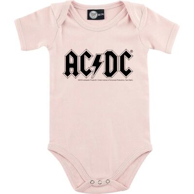 AC/DC Metal-Kids - Logo - Unisex Body - Lys Rosa - 56/62 til 80/86 - Klesplagg AC/DC Metal-Kids - Logo - Unisex Body - Lys Rosa - 56/62 til 80/86 - Klesplagg