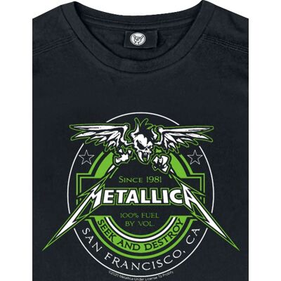 Metallica Fuel Kids Unisex T-shirt - 128 - Økologisk bomuld Metallica Fuel Kids Unisex T-shirt - 128 - Økologisk bomuld