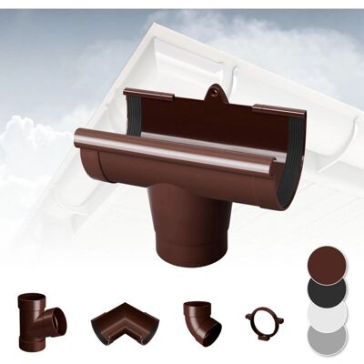 RAINWAY - 130mm PVC - Marrone RAINWAY - 130mm PVC - Marrone