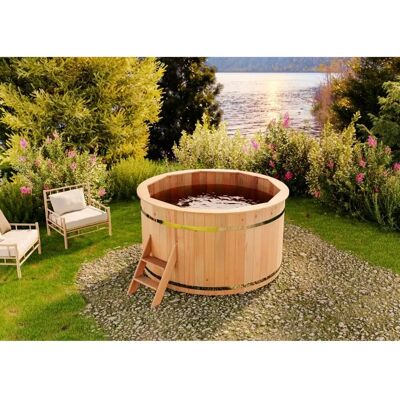 FinnTherm Nordic Hot Tub mit Bänken - Hot Tub FinnTherm Nordic Hot Tub mit Bänken - Hot Tub